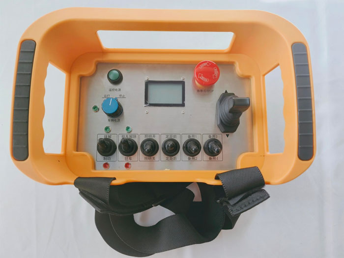 背带型单摇杆式轨道车无线遥控器DHZ-YLBZ2S3SXCAN